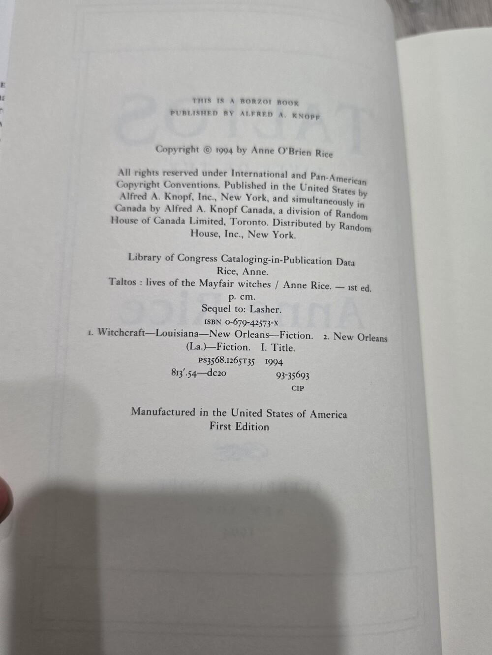 Anne Rice 1st Edition Hardbacks - Picture 8 of 10